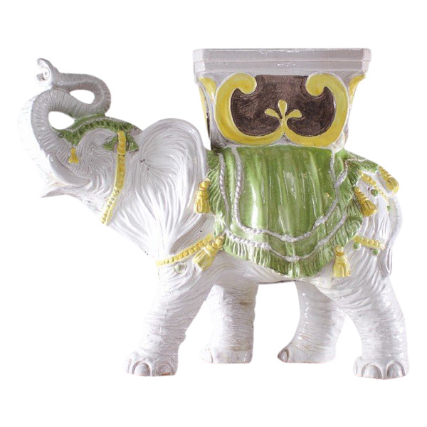Elephant Bolster In Ceramic 1960’s