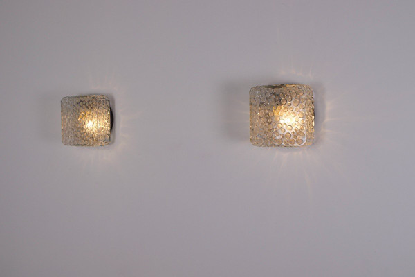 Appliques ‘bubble Glass’ 1970.