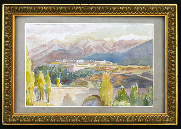 Henri Jacques Hippolyte PÉRIER d'HAUTERIVE, View of the Citadel of Mont-Louis in Cerdagne