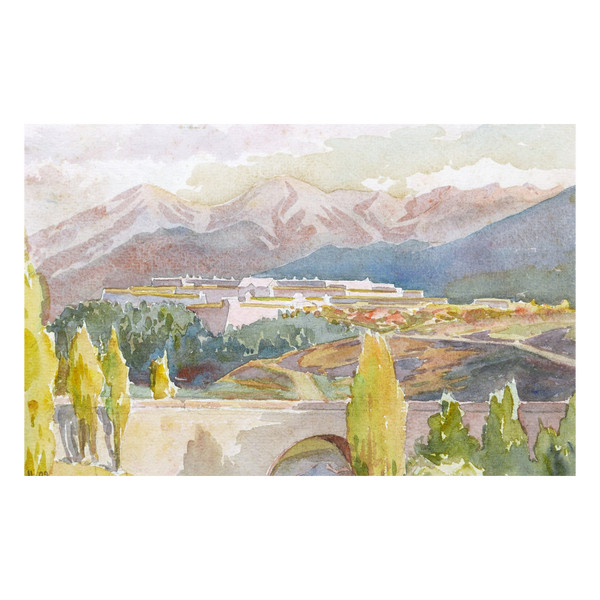 Henri Jacques Hippolyte PÉRIER d'HAUTERIVE, View of the Citadel of Mont-Louis in Cerdagne