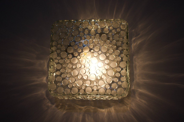 Bubble Glass' wall lights 1970.
