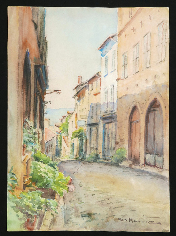 Henri Jacques Hippolyte PÉRIER d'HAUTERIVE, Ruelle in Morlaàs im Béarn