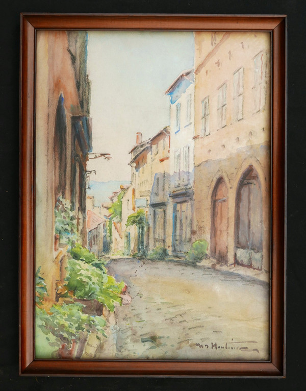 Henri Jacques Hippolyte PÉRIER d'HAUTERIVE, Ruelle in Morlaàs im Béarn