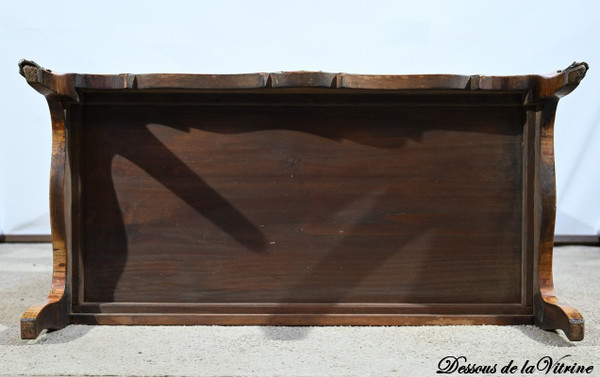 Piccola vetrina in palissandro, stile Luigi XV - Inizio XX secolo