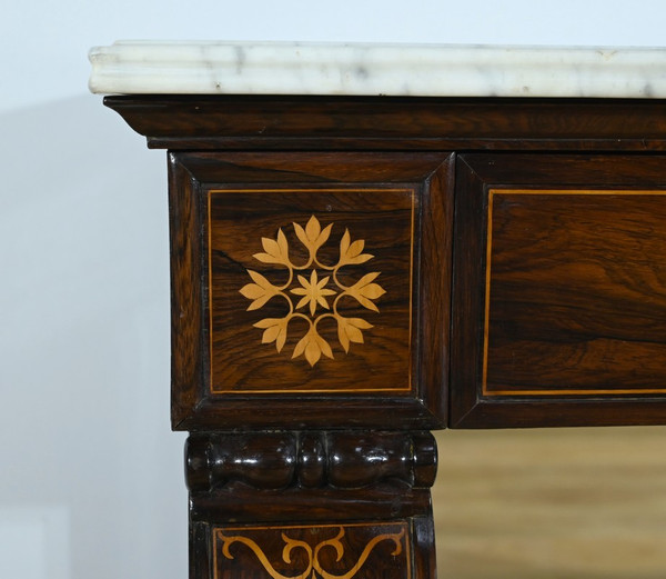 Importante console in palissandro di Prestige, periodo Carlo X - Inizio XIX secolo