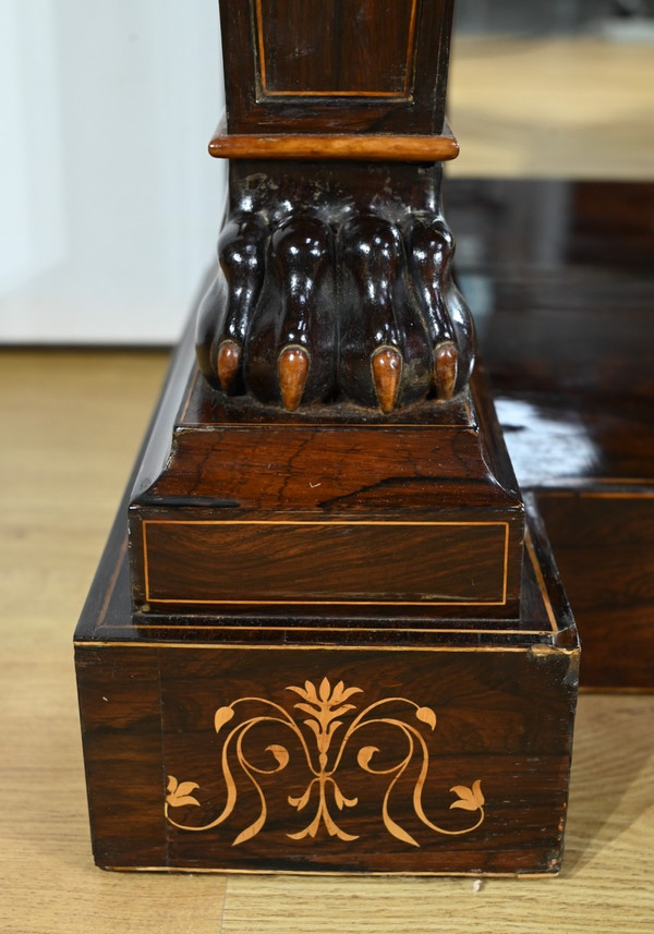 Importante console in palissandro di Prestige, periodo Carlo X - Inizio XIX secolo
