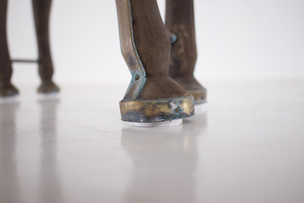 Cavallo del tempio di legno