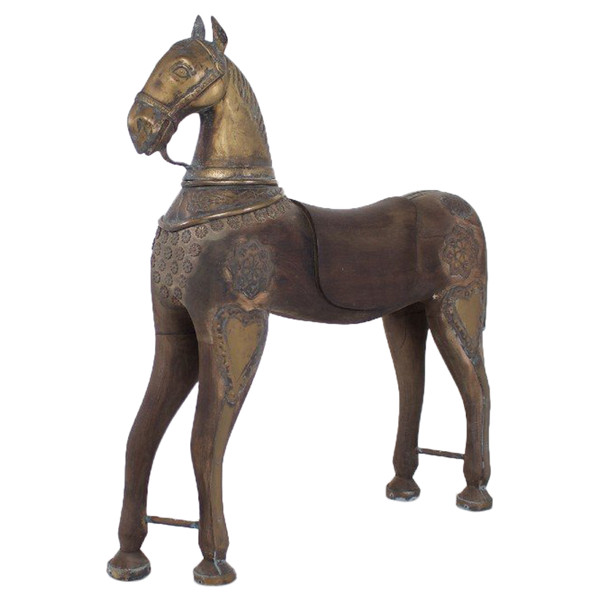 Cavallo del tempio di legno