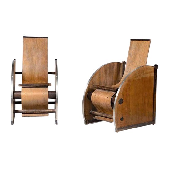 Pair of armchairs - Modernist work