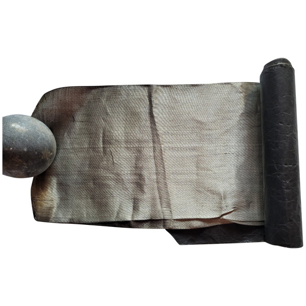 Silver metallic-effect ribbon, late 19th century