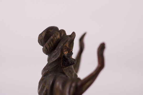 Bronze From Vienna Orientalist "mahometan" Franz Bergman (?)