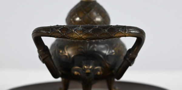 Encrier à l’Étrusque en Bronze par F. Barbedienne – 2ème partie XIXe