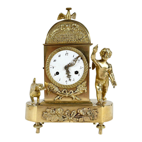 Small Travel Clock, Empire Period - Early 19th century