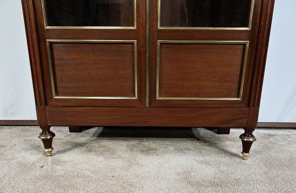 Kleiner Bücherschrank aus Mahagoni, Stil Louis XVI - 2. Hälfte 19.