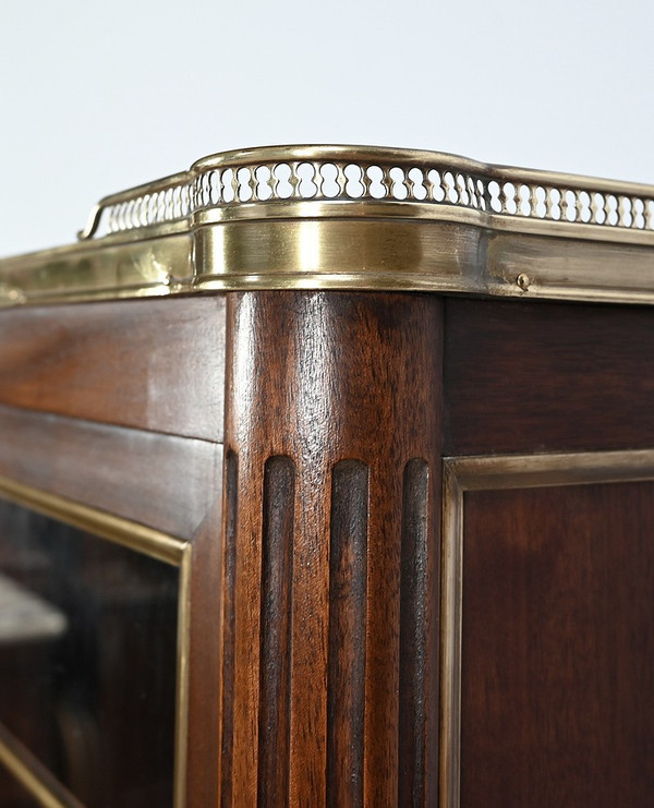 Kleiner Bücherschrank aus Mahagoni, Stil Louis XVI - 2. Hälfte 19.