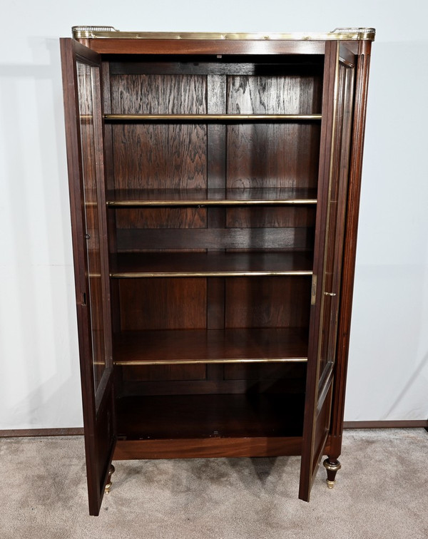 Kleiner Bücherschrank aus Mahagoni, Stil Louis XVI - 2. Hälfte 19.