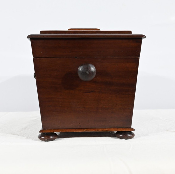 Rare English ''Tea Caddy'' in Mahogany - Mid 19th century