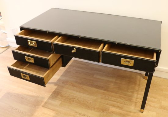 Jacques Adnet — Bureau et son fauteuil