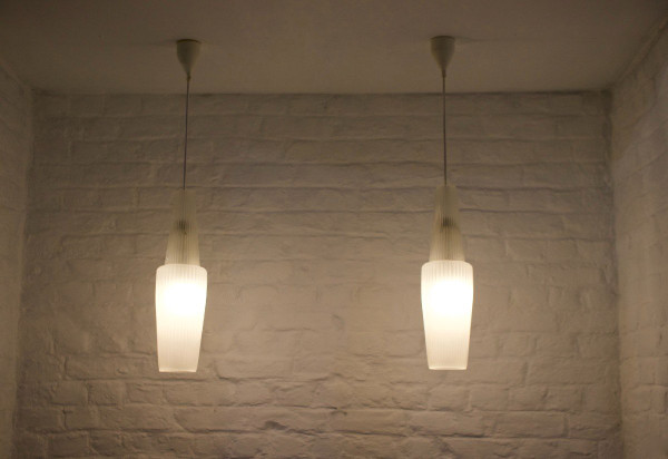 “Pisa” pendant lights, A. F. Gangkofner