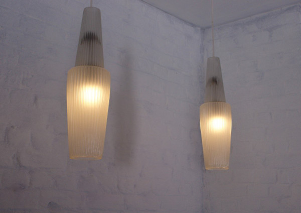 “Pisa” pendant lights, A. F. Gangkofner