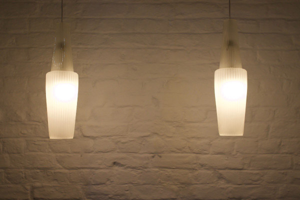 “Pisa” pendant lights, A. F. Gangkofner