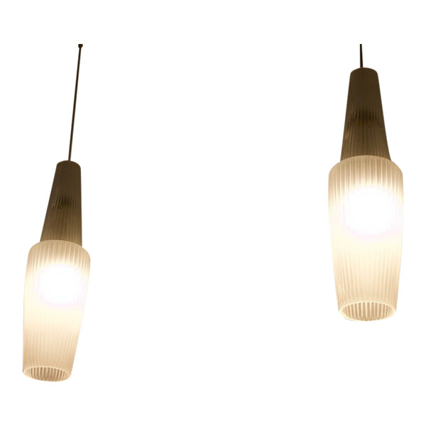 “Pisa” pendant lights, A. F. Gangkofner