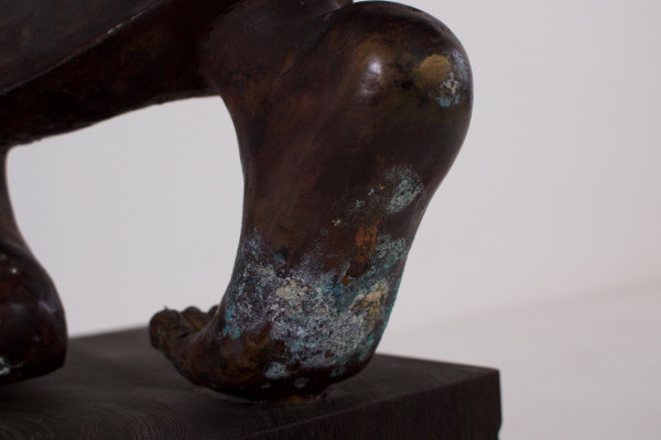 ‘walking Buddha’ Sukhothai In Bronze 130 Cm