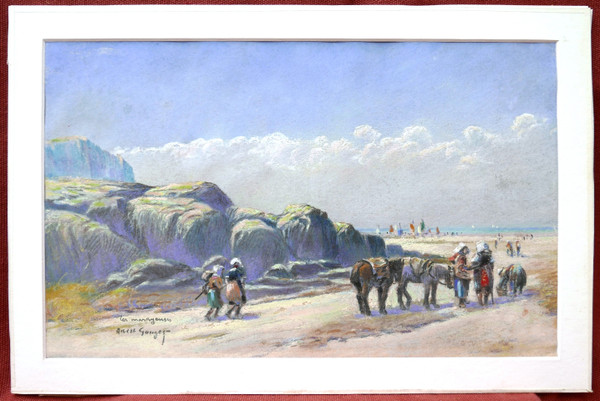 Albert GOUGET, Fishmongers in Normandy