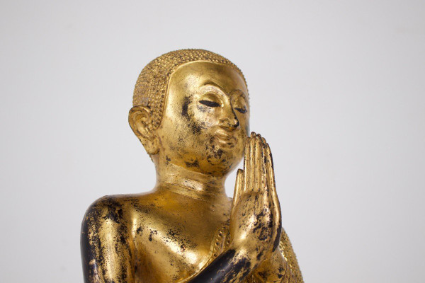 Adoring Moggallana In Bronze.