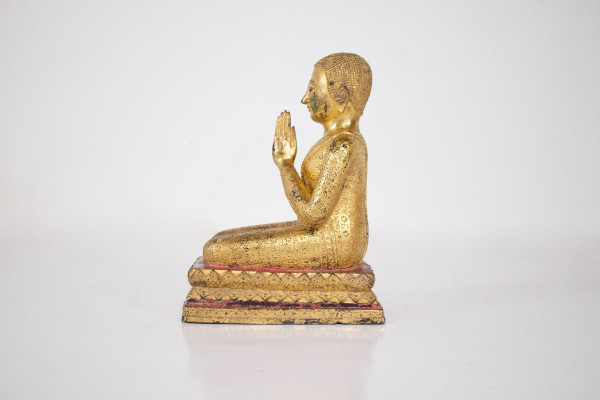 Adoring Moggallana In Bronze.