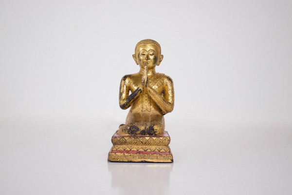 Adoring Moggallana In Bronze.