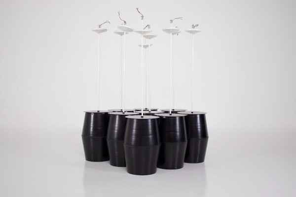 Modernist pendant lights 1950.