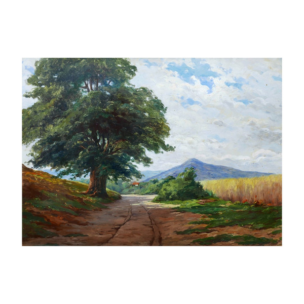 Georges DUHAIN, Paysage en Bresse