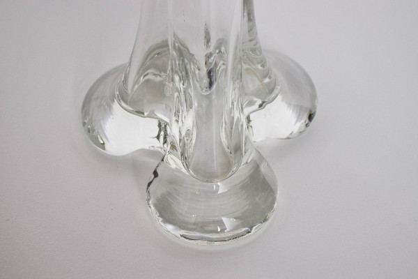 Grand Vase Soliflore En Cristal.