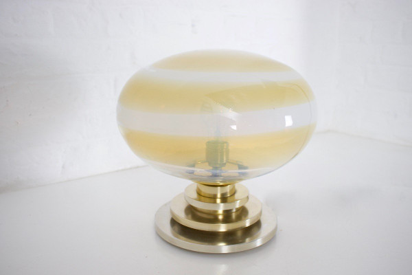 Lampe En Verre Soufflé Opalescent Doria.