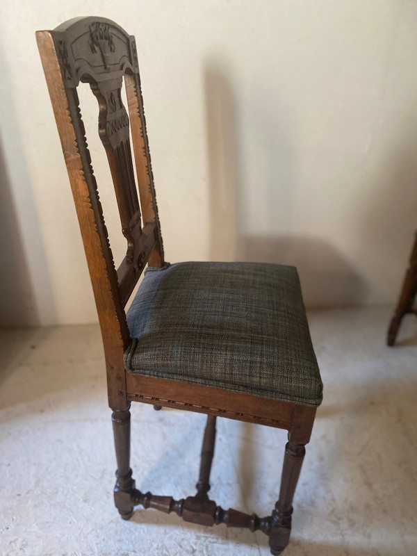 Ensemble 6 Chaises Directoire 19e ( prix spécial actuellement sur simple demande)