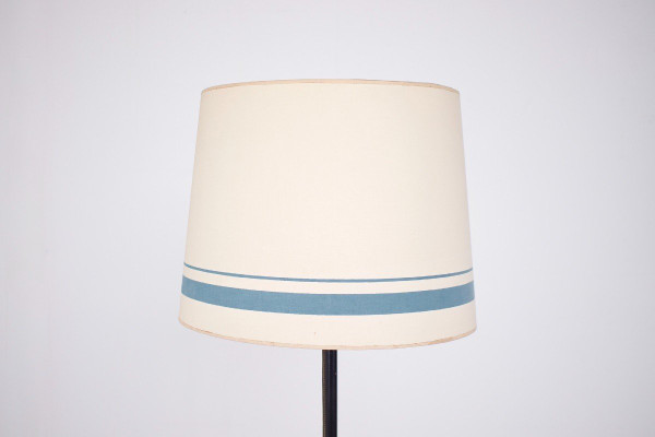 Leather Covered Floor Lamp, K & L Belysning Sweden.