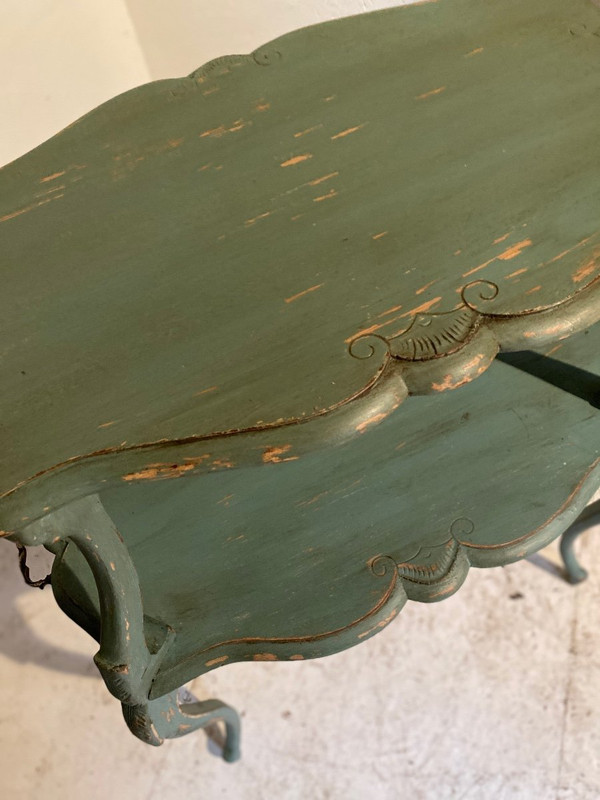 Louis XV Tea Table Year 1900 Scandinavian Patina (special price currently on request)