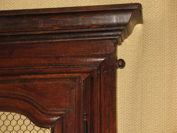 Facade of woodwork or library doors in walnut, late 18th century, Louis XIV style