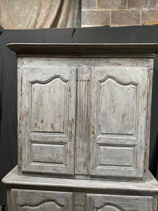 Doppelkorpus Louis XV Eiche patiniert