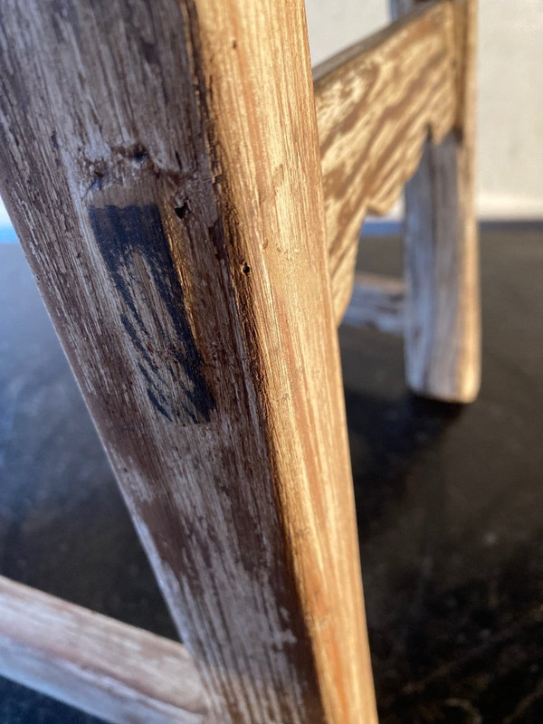 Small 18th Century Bleached Fir Mountain Chair