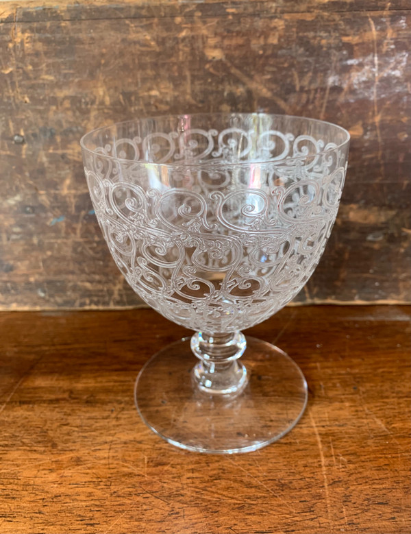 8 bicchieri in cristallo Baccarat