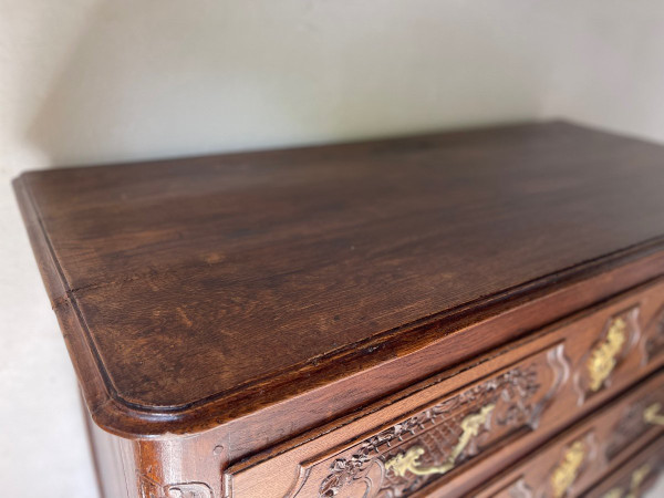 Commode Louis XIV 18e Chêne Liégeoise