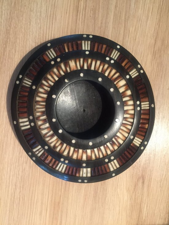 Empty Pockets or Ashtray. Ebony and Porcupine.