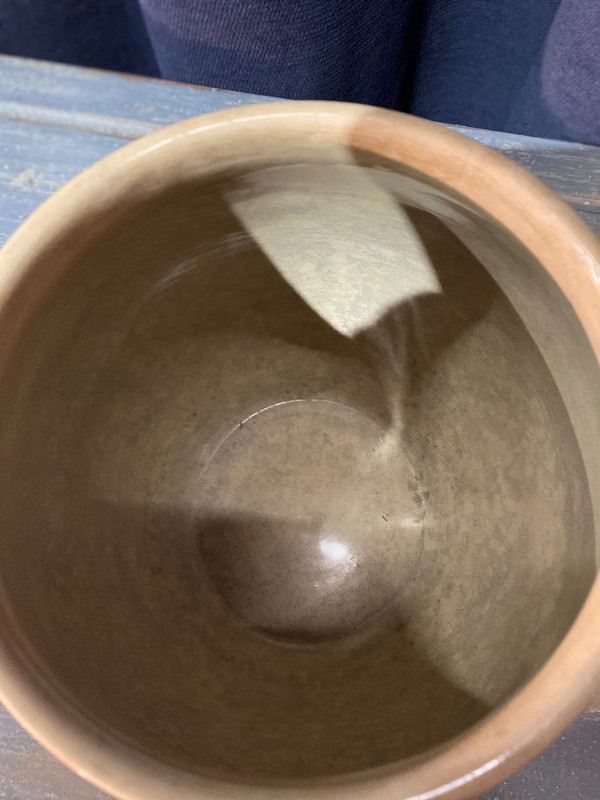 Vaso da vino di Colonia in ceramica tedesca smaltata della fine del XIX secolo