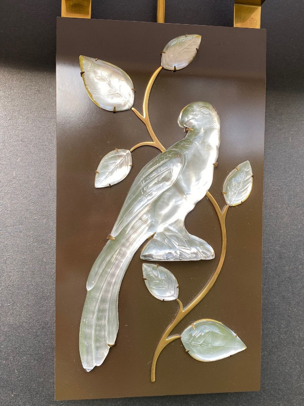 Pair of Parrot Sconces From Maison Baguès