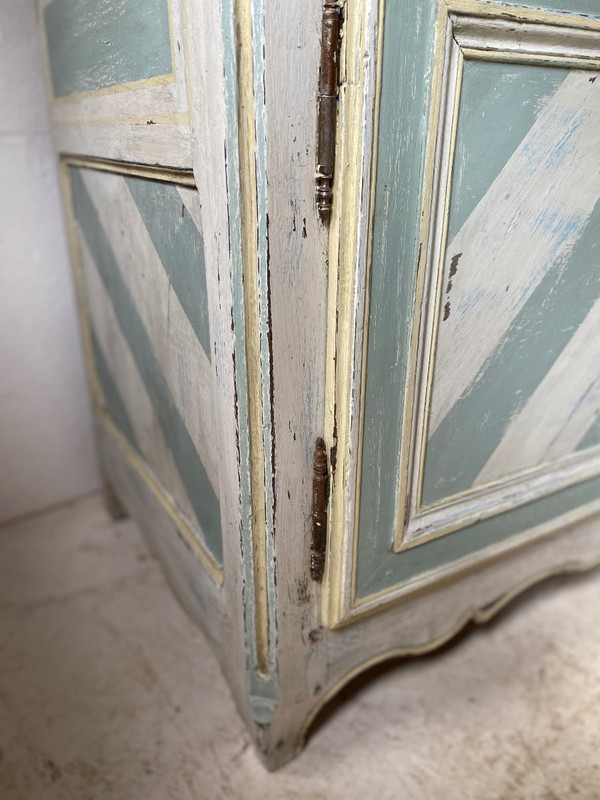 Dressoir En Chêne Polychrome Louis XV Régional 18e Siècle
