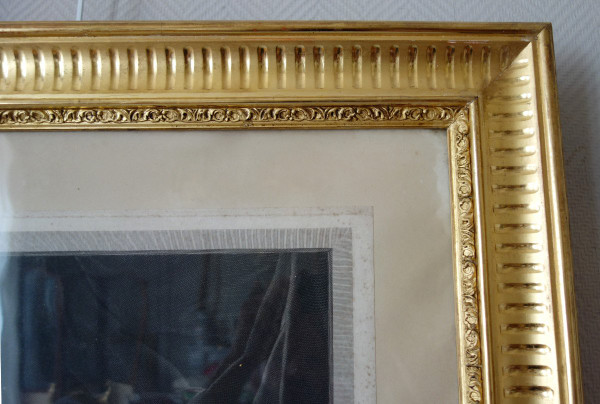 Grde Gravure Royaliste : Louis XVIII Roi De France En 1814 d'Après Gérard, 85,5 X 105 Cm
