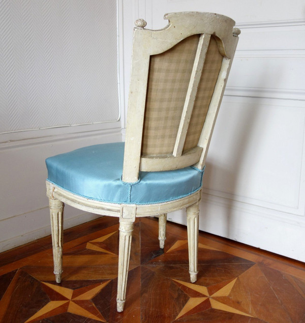 Pair Of Louis XVI Period Cabriolet Chairs