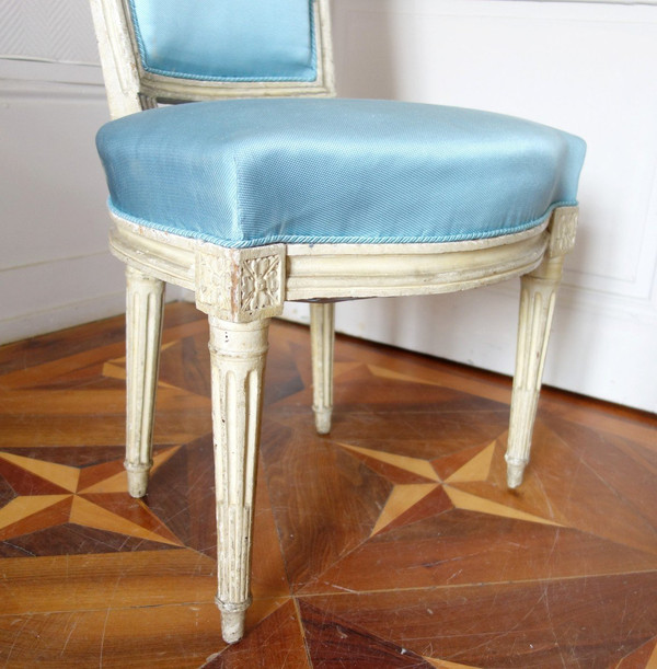 Pair Of Louis XVI Period Cabriolet Chairs